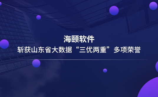 J9集团国际站软件斩获山东省大数据“三优两沉”多项荣誉